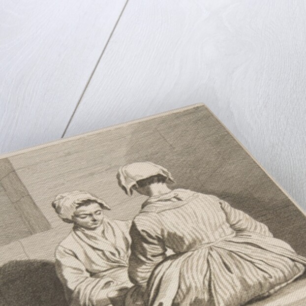 Pea Shellers, 1737 by Caylus