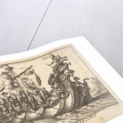 Plate 2: The Argonaut Amphion led by Mercury, with a…, 1664 by Unknown