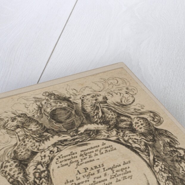 Cartouche with Title: Nouvelles inventions de Cartouches, 17th century by Unknown