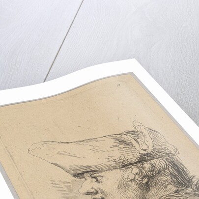 Head of a man in profile wearing a tricorne, 18th century by Unknown