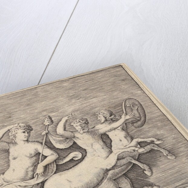 Reclining Female Figure on a Chariot drawn by Two Centaurs, published ca. 1599-1622 by Unknown