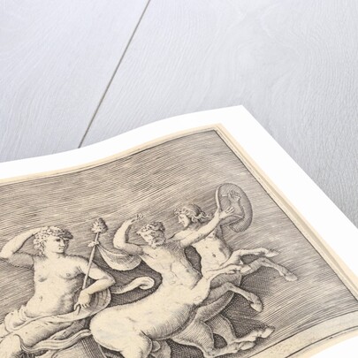 Reclining Female Figure on a Chariot drawn by Two Centaurs, published ca. 1599-1622 by Unknown