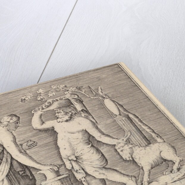 Man and Woman Sacrificing a Goat, published ca. 1599-1622 by Unknown
