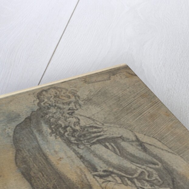 Heavily draped male Figure, 16th century by Unknown