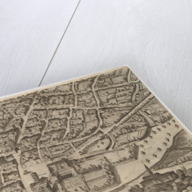 Plan of the City of Rome. Part 11 with the San Pancrazio, 1645 by Antonio Tempesta
