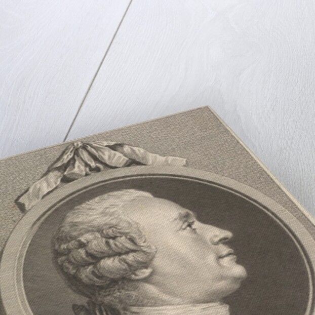Portrait of Guillaume Coustou, 1770 by Augustin de Saint-Aubin