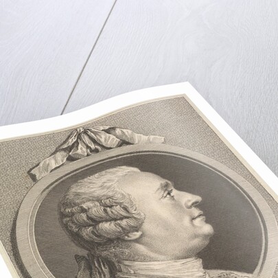 Portrait of Guillaume Coustou, 1770 by Augustin de Saint-Aubin
