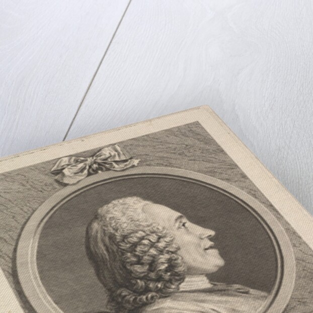 Portrait of Pierre-Jean Mariette, 1765 by Augustin de Saint-Aubin