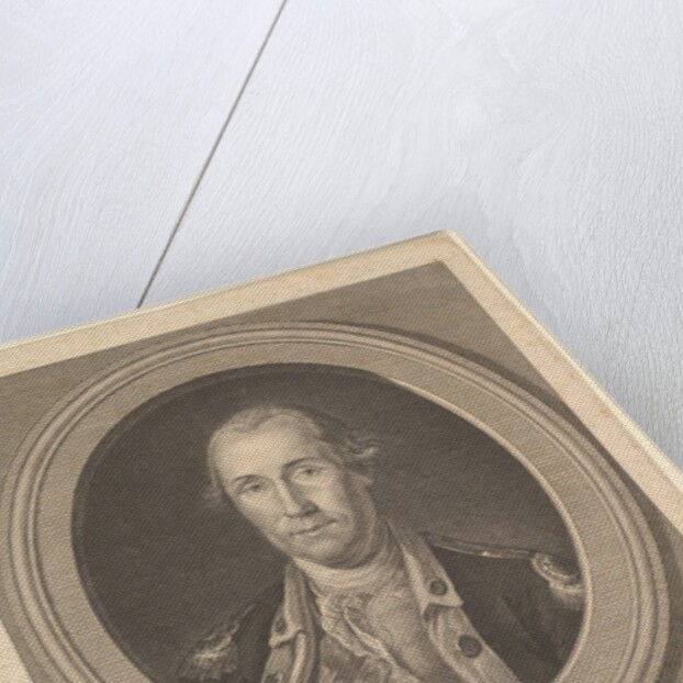Portrait of George Washington, August 1836 by Augustin de Saint-Aubin