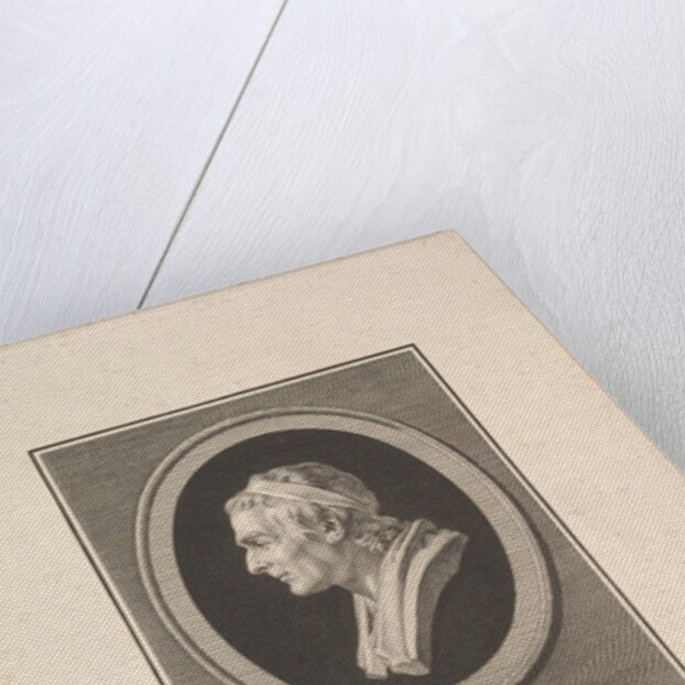 Portrait of J. J. Rousseau, 1801 by Augustin de Saint-Aubin