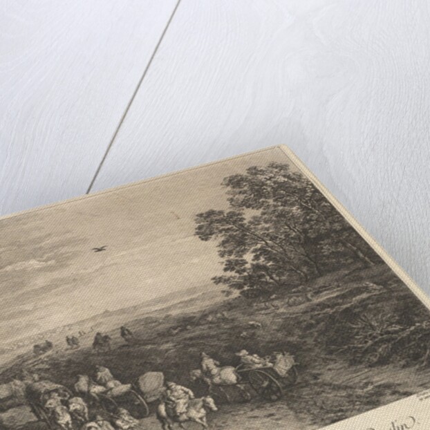 Flanders Road after a painting in the collection of the Duc de Praslin, 1772 by Balthasar Anton Dunker/Jacques Philippe Le Bas