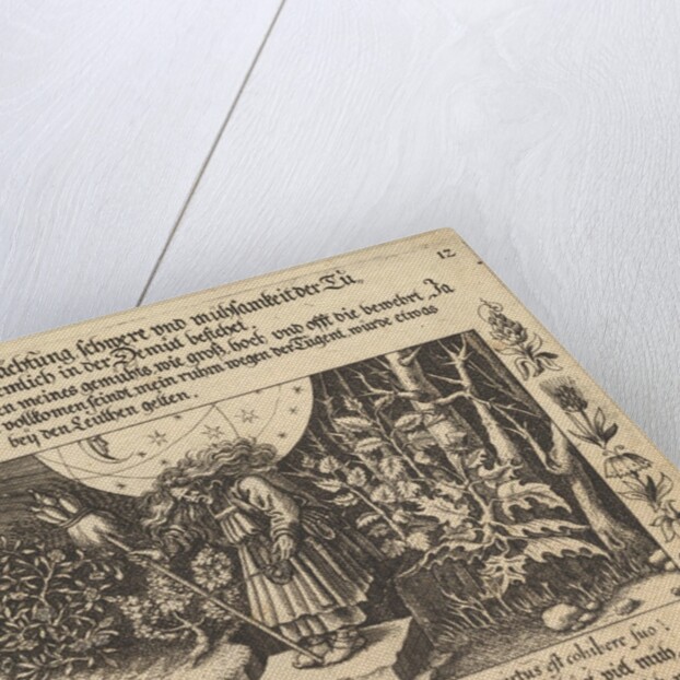 Von sorglichkeit ansächtung, schwere und mühsamkeit der Tugent, so vornemlich in der Demut…, 1652 by Balthasar Schwan