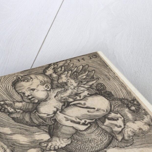 Genius on a Globe Floating in the Air, mid-17th century by Barthel Beham
