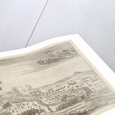 Francesco I d'Este Sets Out for the Seige of Cremona, Crosses the Trench Between Himself a…, 1659 by Bartolomeo Fenice