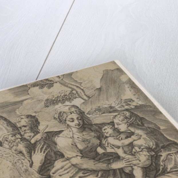 Madonna and Child with Saints by Battista del Moro
