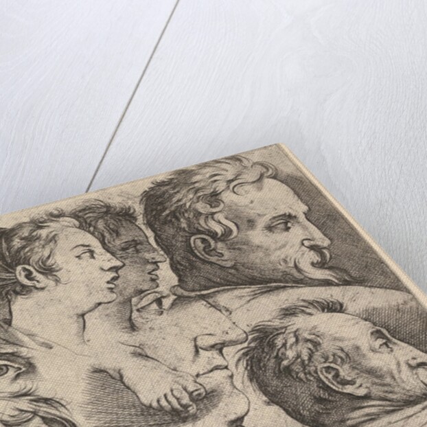 Studies of Heads by Battista Franco Veneziano