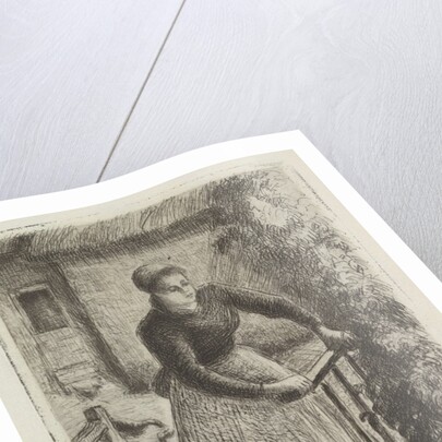 Woman at the Gate, 1889 by Camille Pissarro