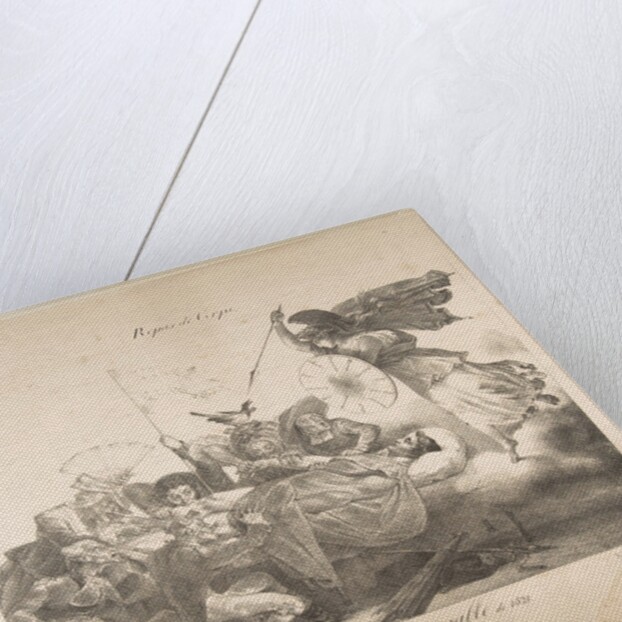 Repas de Corps. Epoque Mémorable de 1821, 1821 by Charles Joseph Hullmandel