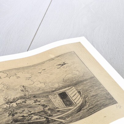 Calling to Shore, 1861 by Charles Francois Daubigny