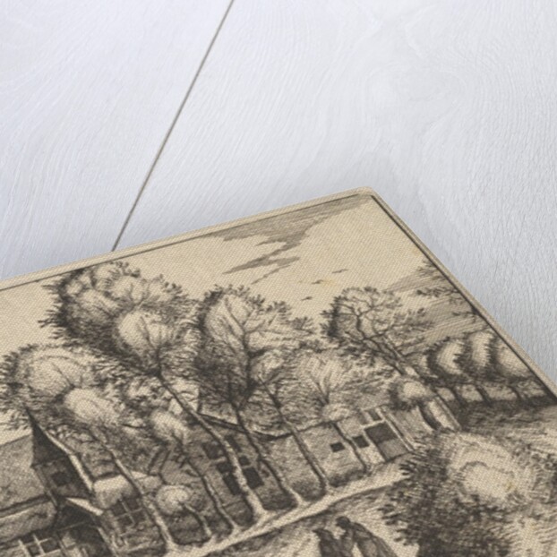 A Pond, plate 18 from Regiunculae et Villae Aliquot Ducatus Brabantiae, ca. 1610 by Claes Jansz Visscher