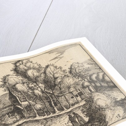 A Pond, plate 18 from Regiunculae et Villae Aliquot Ducatus Brabantiae, ca. 1610 by Claes Jansz Visscher