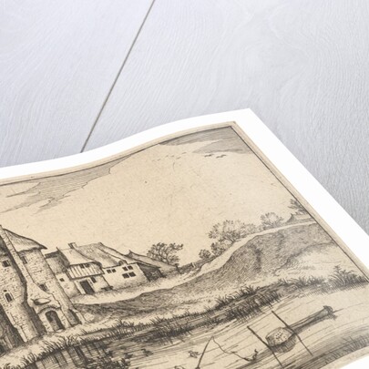 The Pond, plate 9 from Regiunculae et Villae Aliquot Ducatus Brabantiae, ca. 1610 by Claes Jansz Visscher