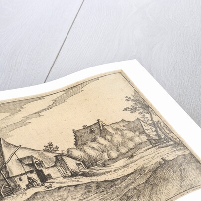 Farms in a Village from Regiunculae et Villae Aliquot Ducatus Brabantiae, ca. 1610 by Claes Jansz Visscher