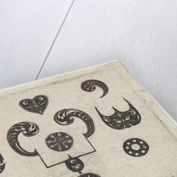 Blackwork Print with Various Motifs, ca. 1620 by Claes Jansz Visscher