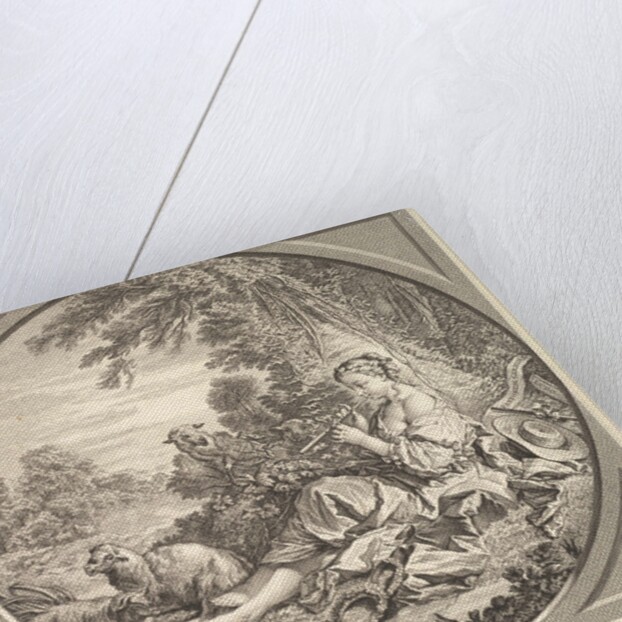Pastoral Poetry, ca. 1742 by Claude Augustin Duflos le Jeune
