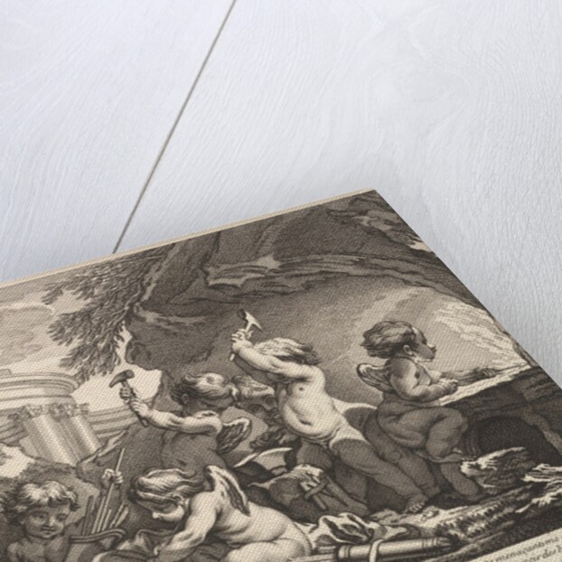 Fire, 18th century by Claude Augustin Duflos le Jeune