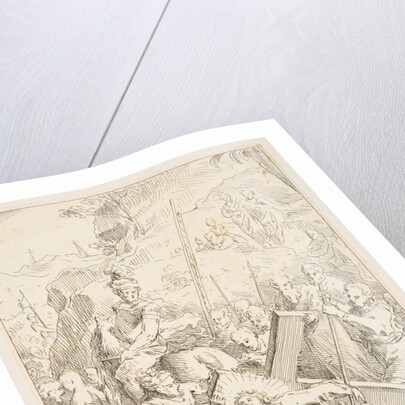 Carrying the Cross by Claude Gillot/Jacques Gabriel Huquier