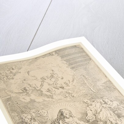 Nativity by Claude Gillot/Jacques Gabriel Huquier