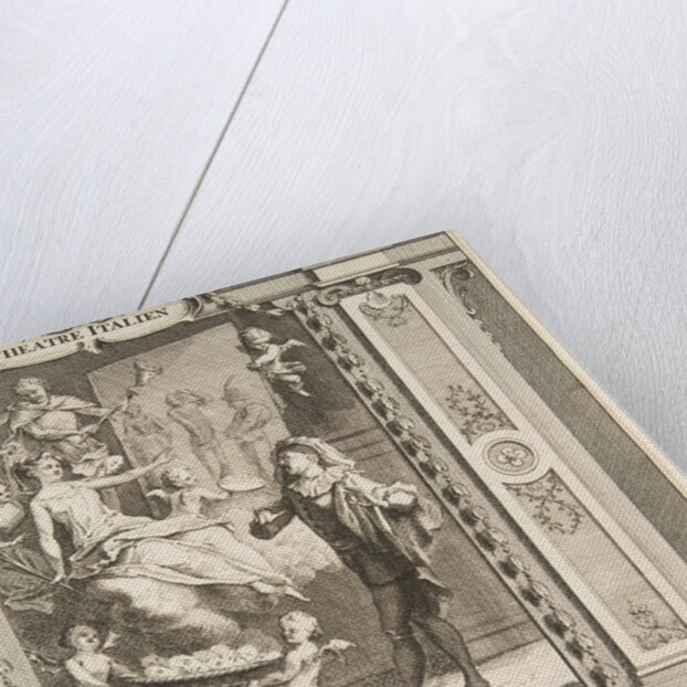 Frontispice to Theatre Italien by Claude Gillot/Jacques Gabriel Huquier