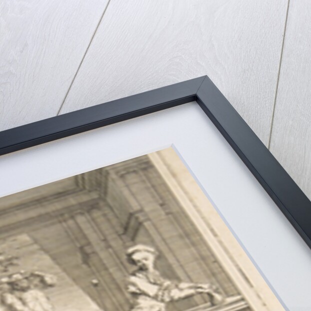 Arlequin Mecontent de Son Peintre by Claude Gillot/Jacques Gabriel Huquier