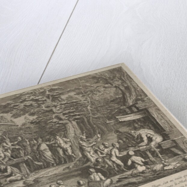 The Education: in a forest, to right an old satyr instructor holdin…, ca. 1700-1720 by Claude Gillot