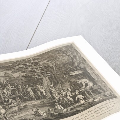 The Education: in a forest, to right an old satyr instructor holdin…, ca. 1700-1720 by Claude Gillot