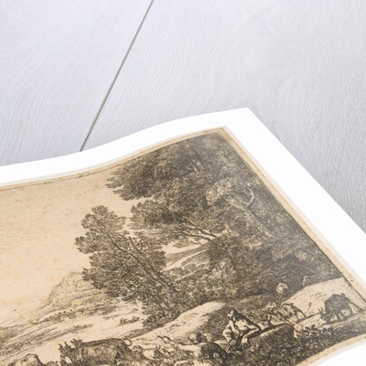 Shepherd and Shepherdess Conversing in a Landscape, ca. 1651 by Claude Lorrain