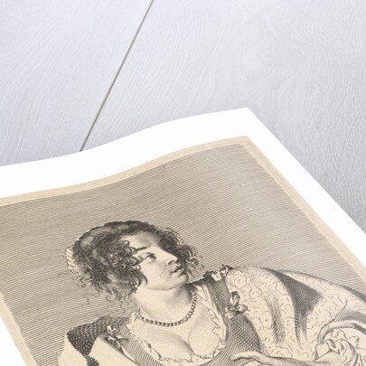 Delilah Cutting Samson's Hair by Claude Mellan