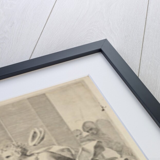 St. William, Duke of Aquitaine, Converted by St. Bernard by Claude Mellan