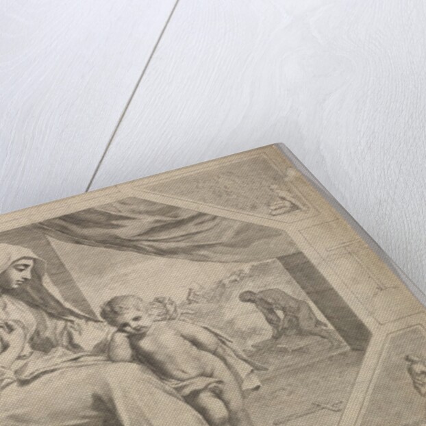Holy Family by Claude Mellan