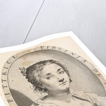 Virginia da Vezzo, Wife of Simon Vouet, 1626 by Claude Mellan