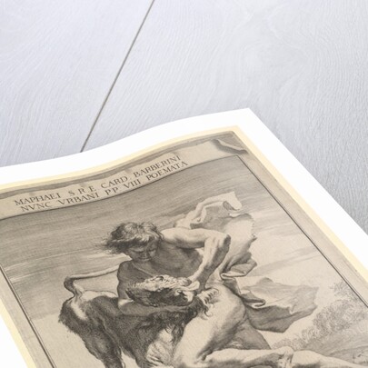 David Strangling the Lion, 1631 by Claude Mellan