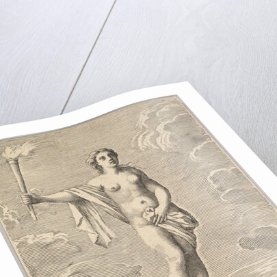 Feminine Figure by Claude Mellan