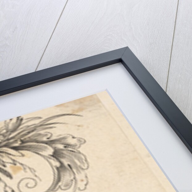 Tail-piece: Woman's Head by Claude Mellan