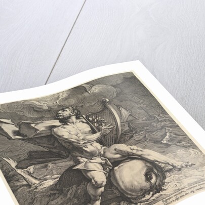 Arion on a Dolphin, ca. 1599 by Cornelis Cornelisz van Haarlem/Jan Muller