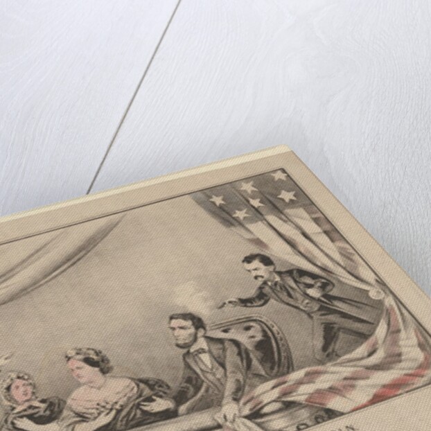 The Assassination of President Lincoln at Ford's Theatre, Washington D.C., April 14th, 1865, 1865 by Currier and Ives