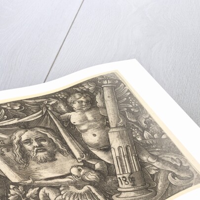 The Sudarium Held by Two Angels, ca. 1515 by Daniel Hopfer