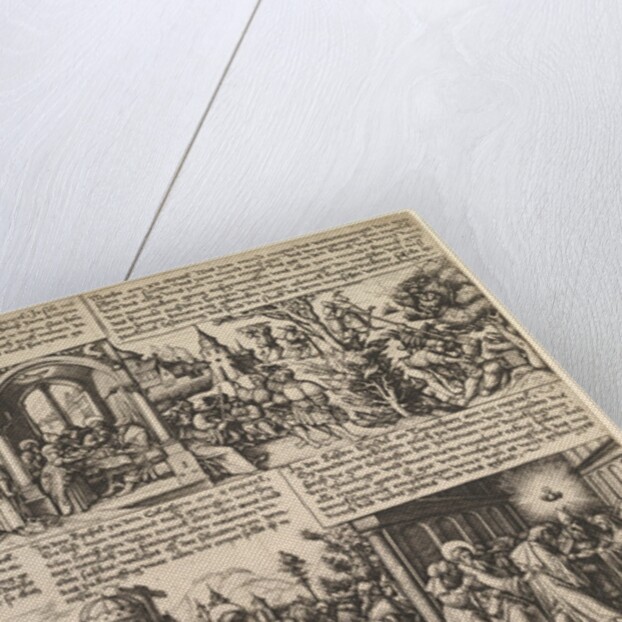 Different Scenes, from the Gospels and from Acta Apostolorum, ca. 1530 by Daniel Hopfer