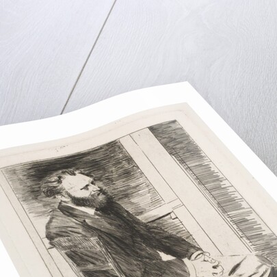 Manet Seated, Turned to the Right, 1864-65 by Edgar Degas