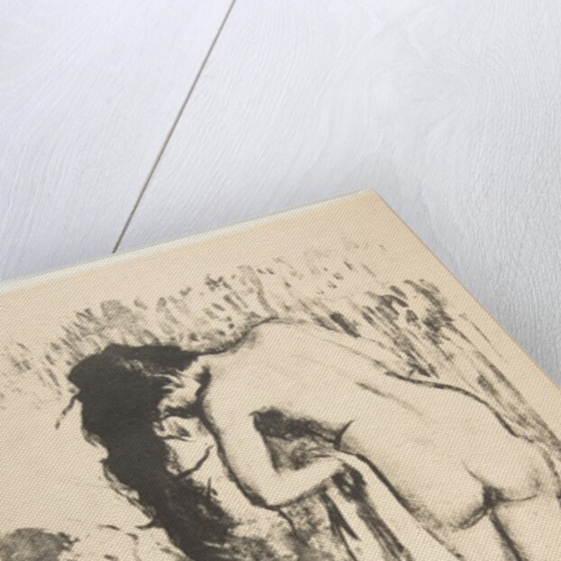 Nude Woman Standing, Drying Herself, 1891-92 by Edgar Degas